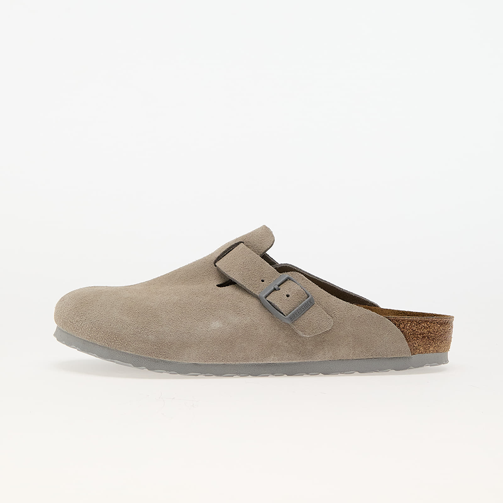 Naiste tossud ja kingad Birkenstock Boston Suede Leather Stone Coin