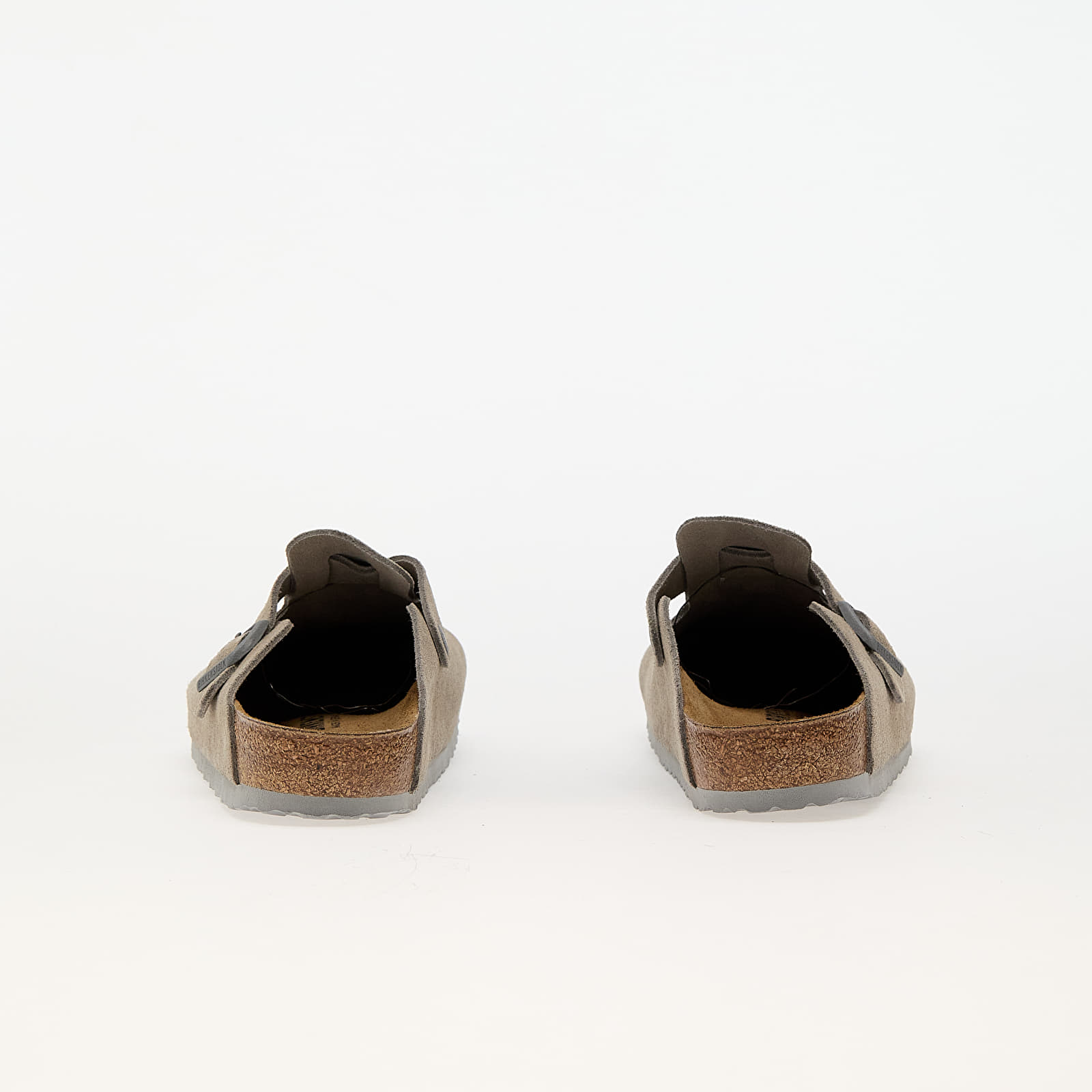 Naiste tossud ja kingad Birkenstock Boston Suede Leather Stone Coin