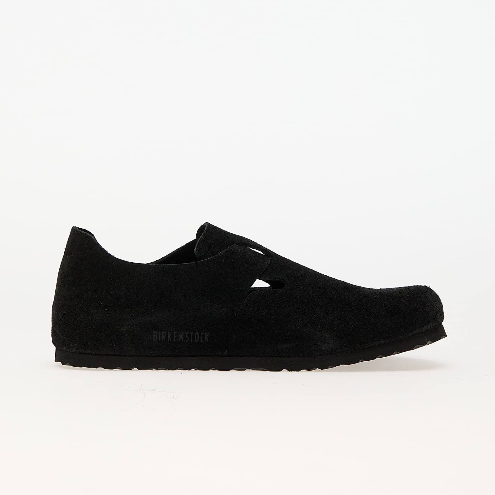 Naiste tossud ja kingad Birkenstock London Suede Leather Black