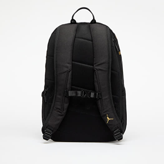 Black and gold jordan backpack 2025