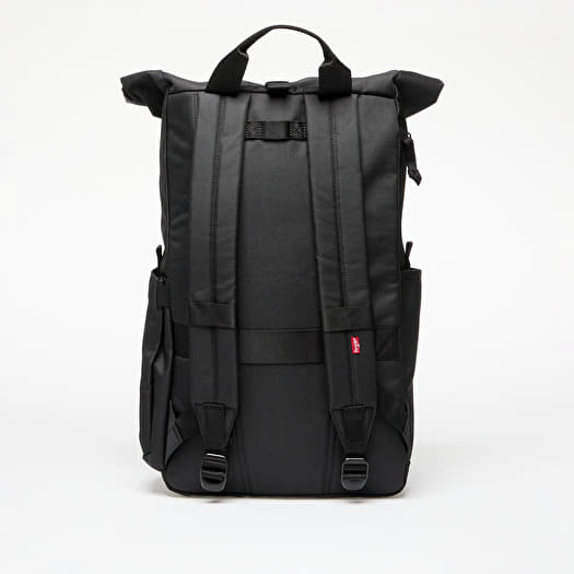 Men s Backpacks Levi s L Pack Roll Top Backpack Black Queens