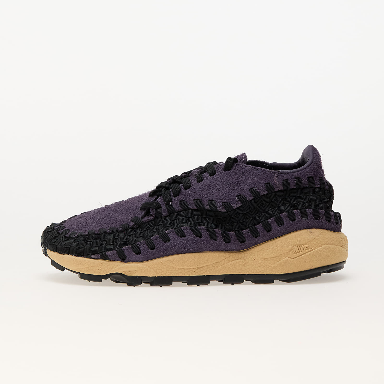 Sneakers og sko til kvinder Nike W Air Footscape Woven Dark Raisin/ White-Black-Sesame