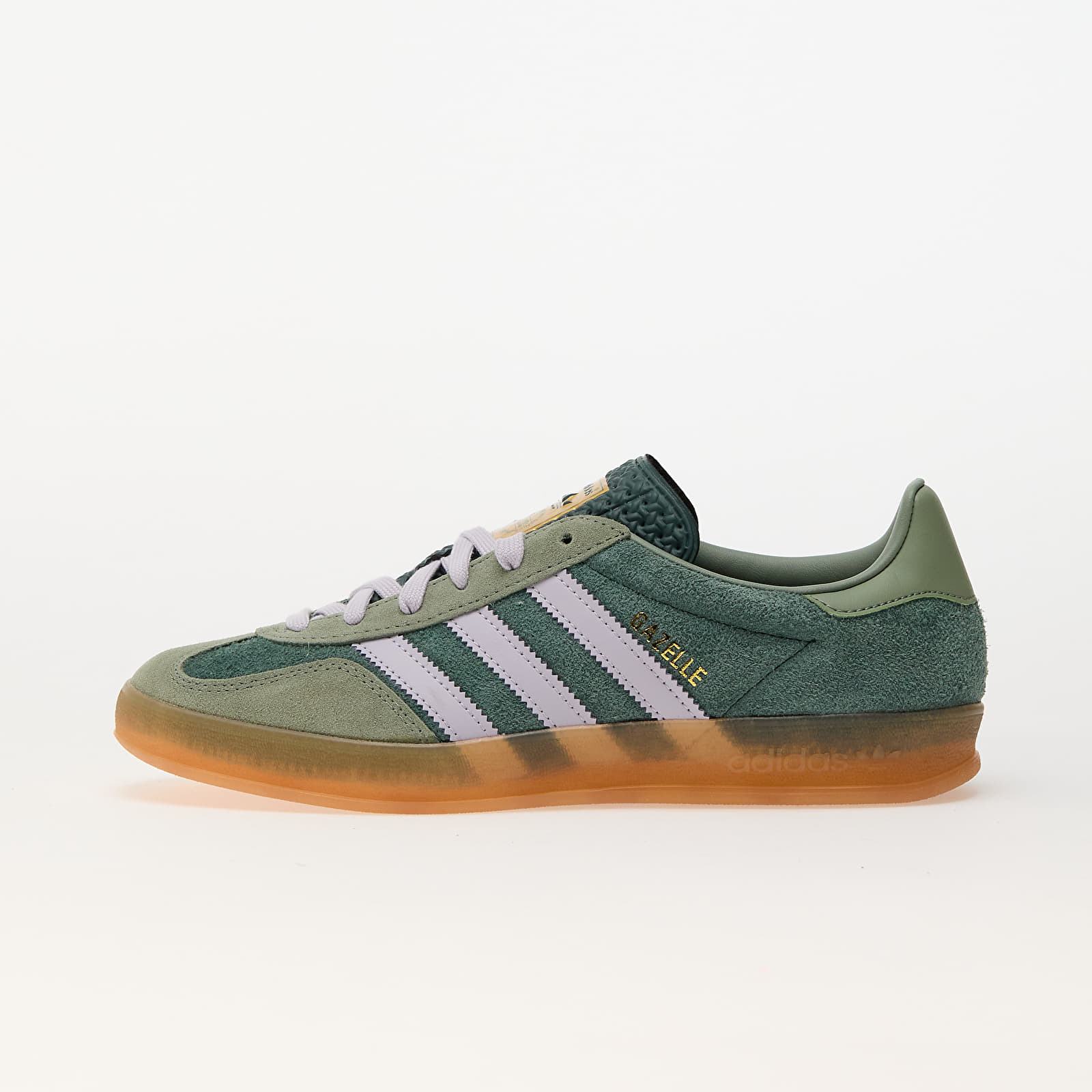 Scarpe e scarpe da ginnastica da uomo adidas Gazelle Indoor Mineral Green/ Silver Dawn/ Silver Green