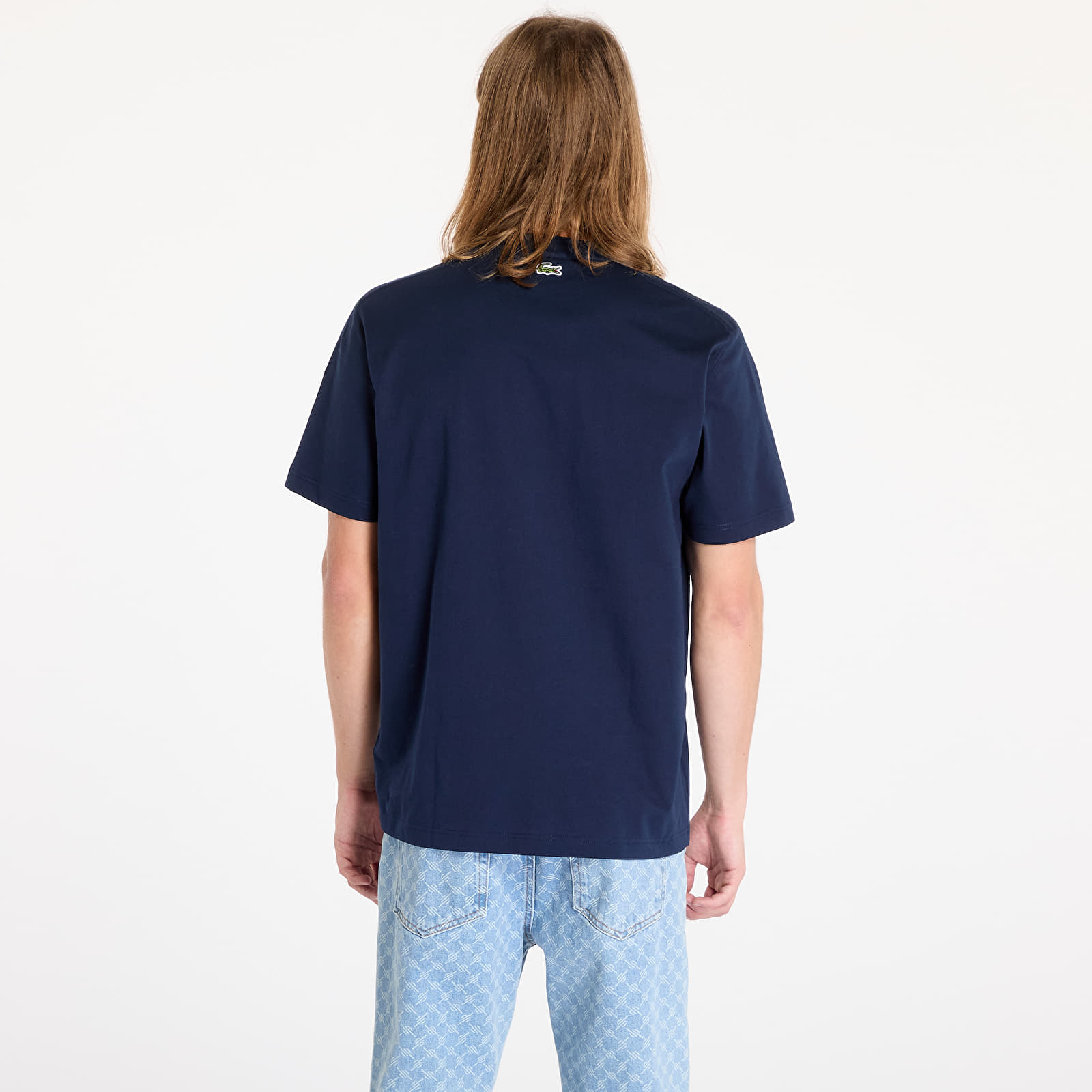 T-Shirts LACOSTE Tee-Shirt&Turtle Neck Shirt Navy Blue