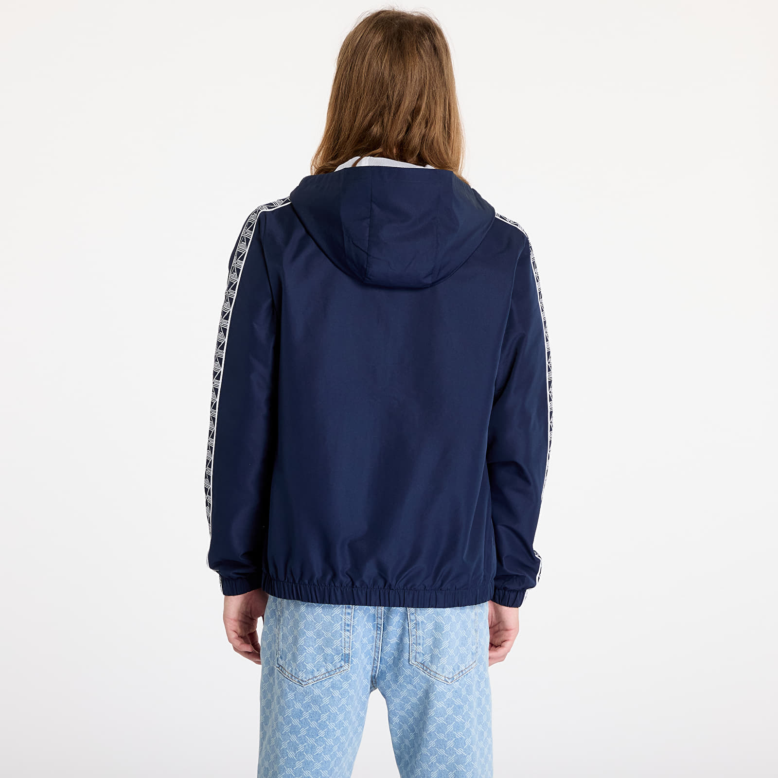 Jacken LACOSTE Tennis Monogram Track Jacket Navy Blue/ White
