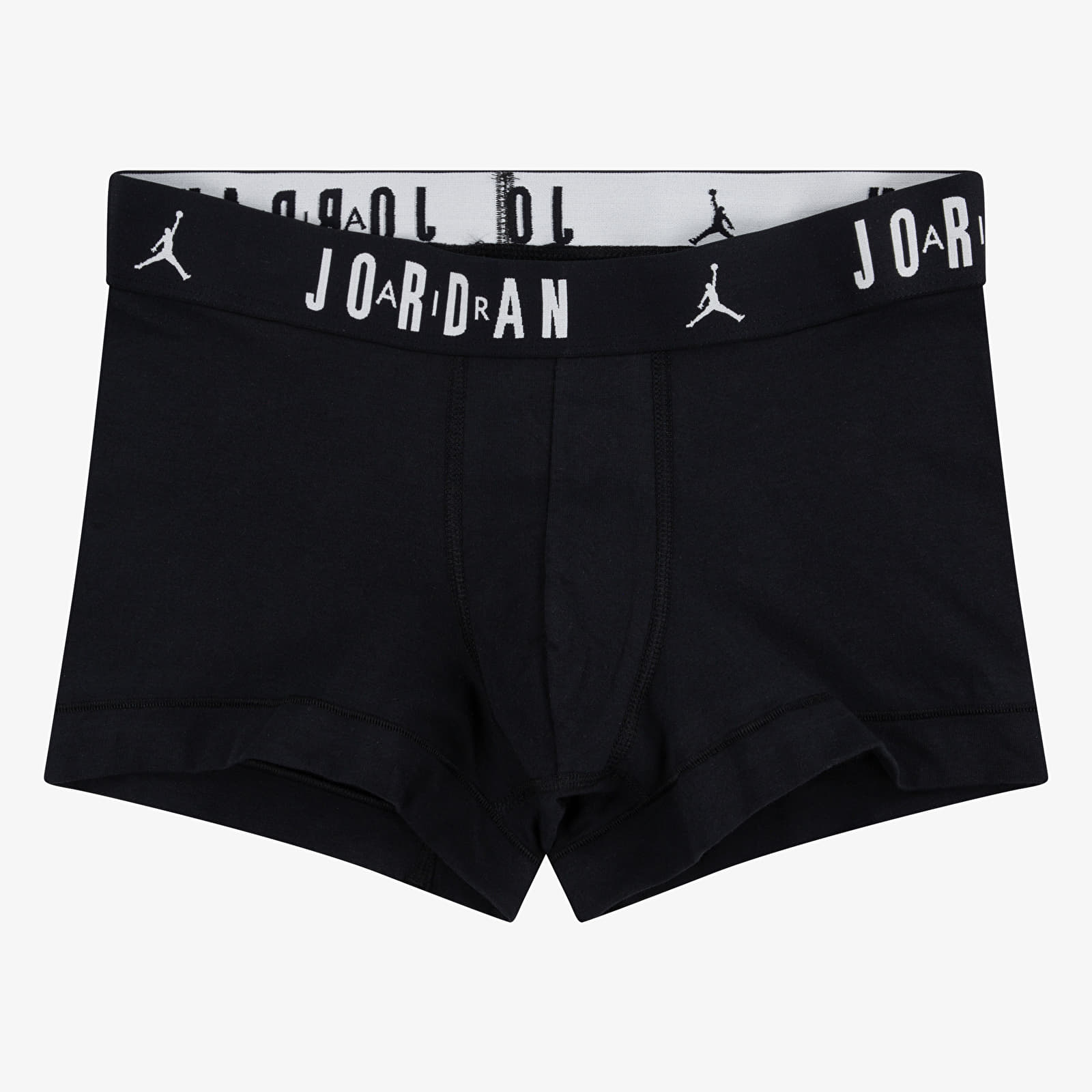 Calzoncillos de boxer Jordan Mens Flight Cotton 3-Pack Trunk Black