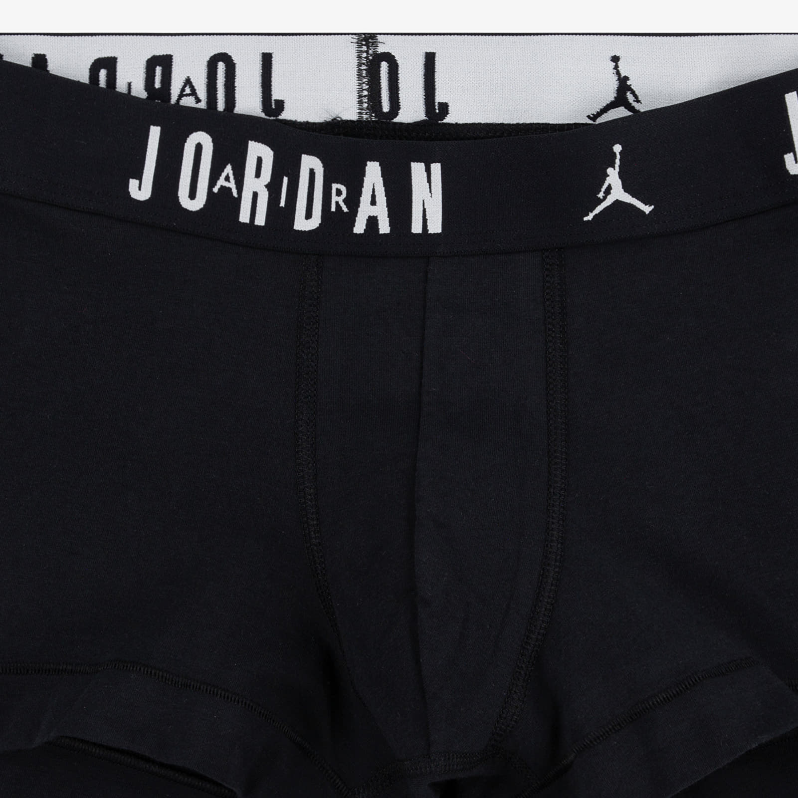 Calzoncillos de boxer Jordan Mens Flight Cotton 3-Pack Trunk Black