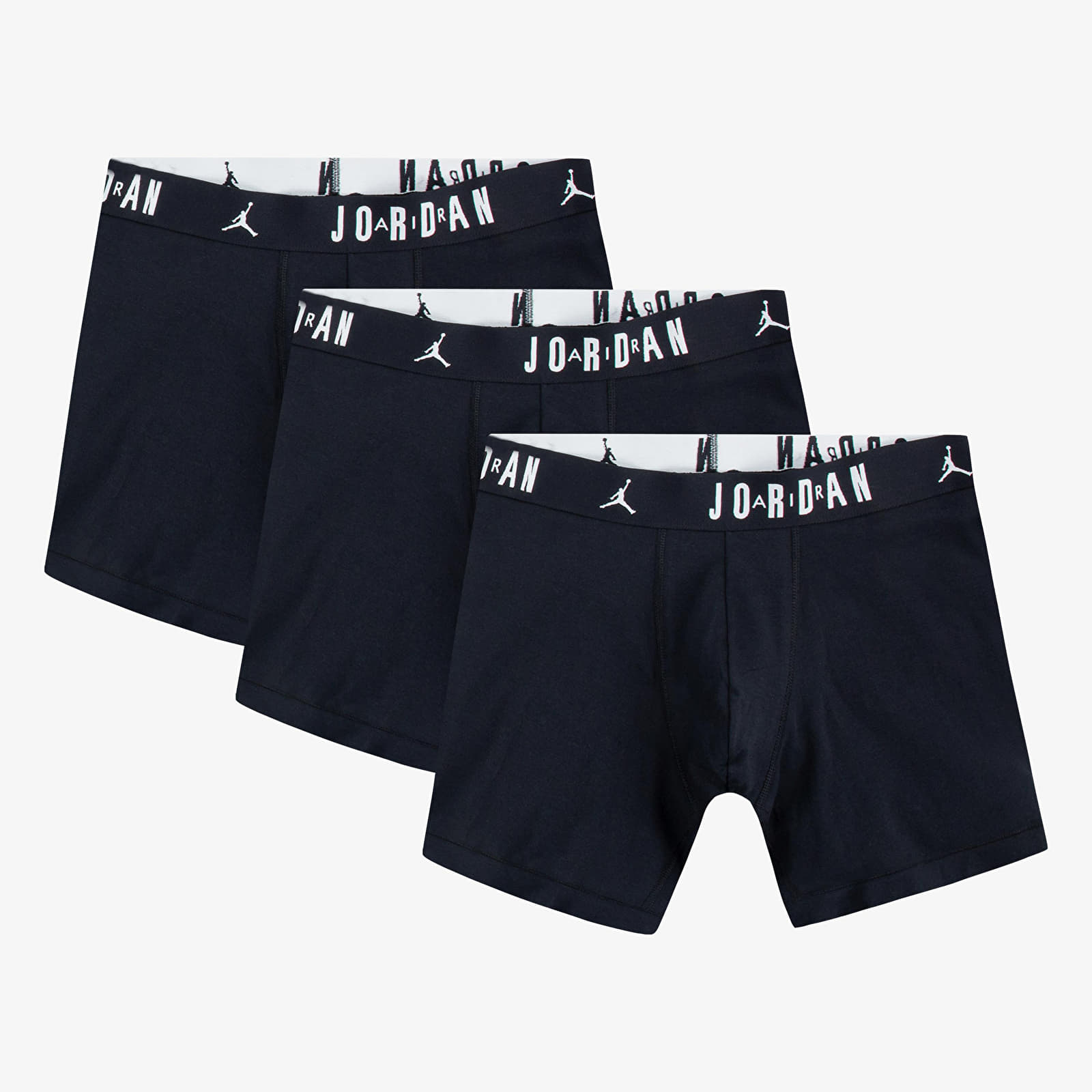 Boxerky Jordan Flight Cotton Core 3-Pack Boxer Brief Black