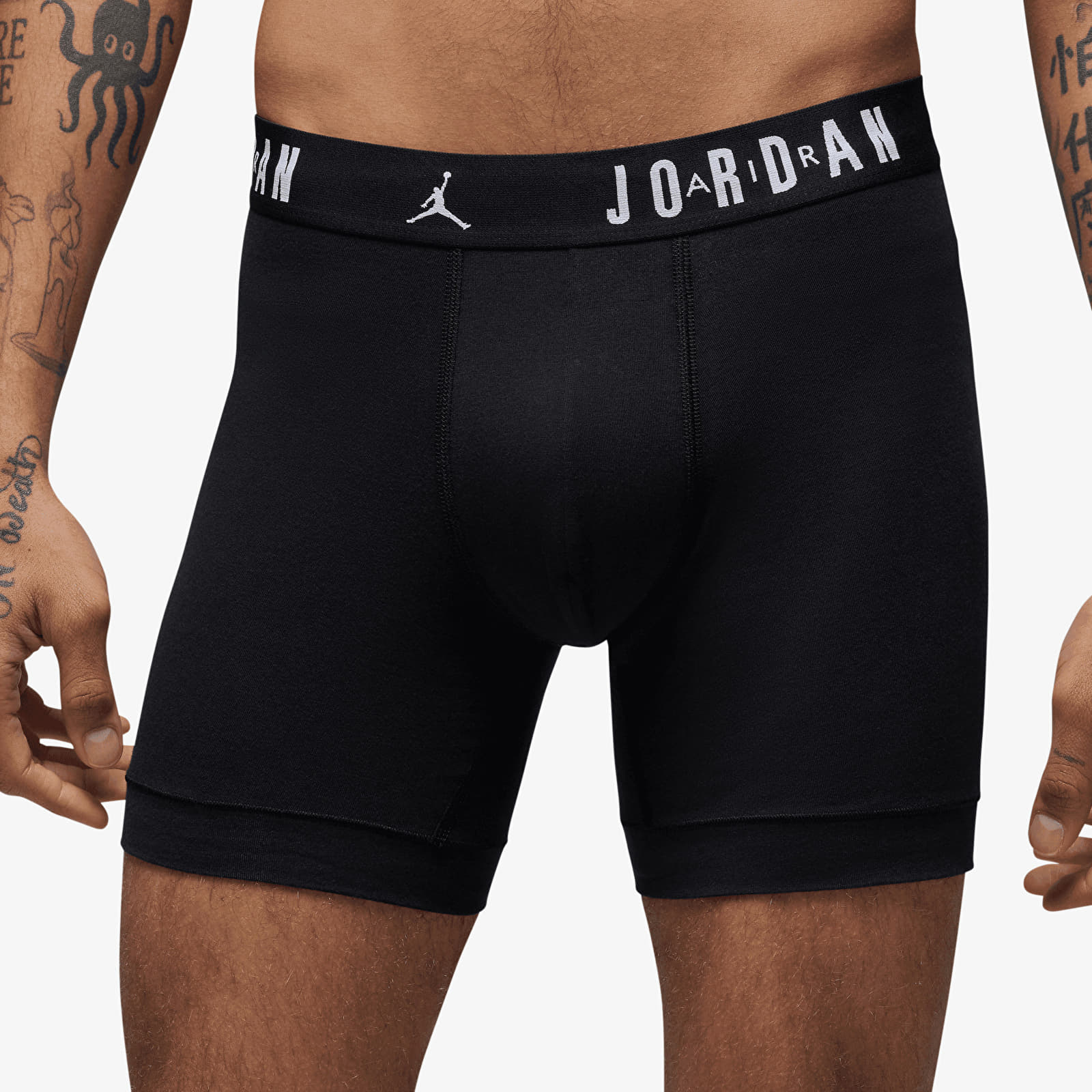 Boxerky Jordan Flight Cotton Core 3-Pack Boxer Brief Black