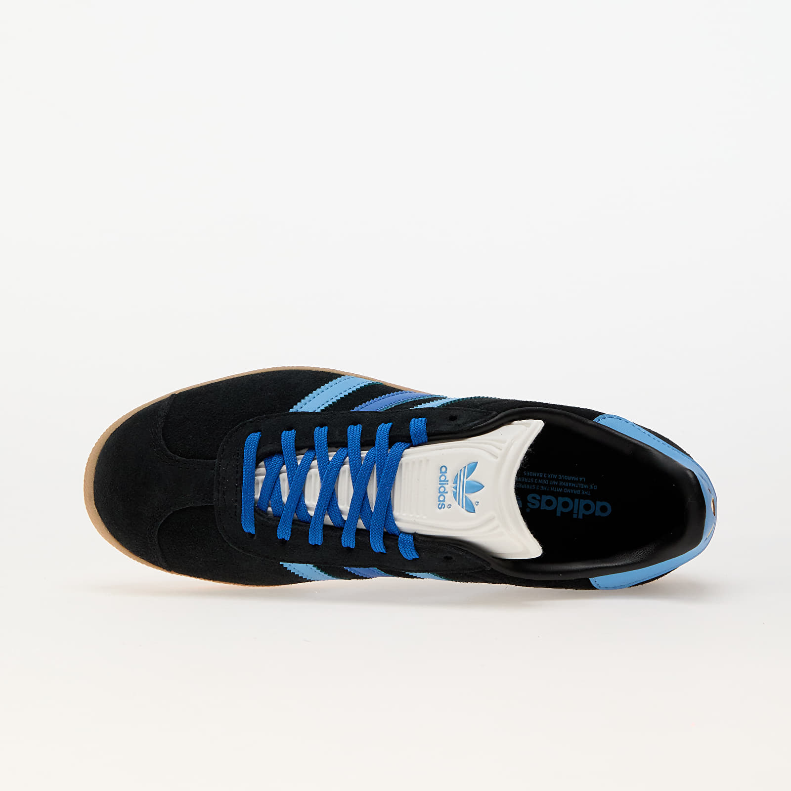 Încălțăminte și sneakerși pentru bărbați adidas Gazelle W Core Black/ Blue/ Light Blue
