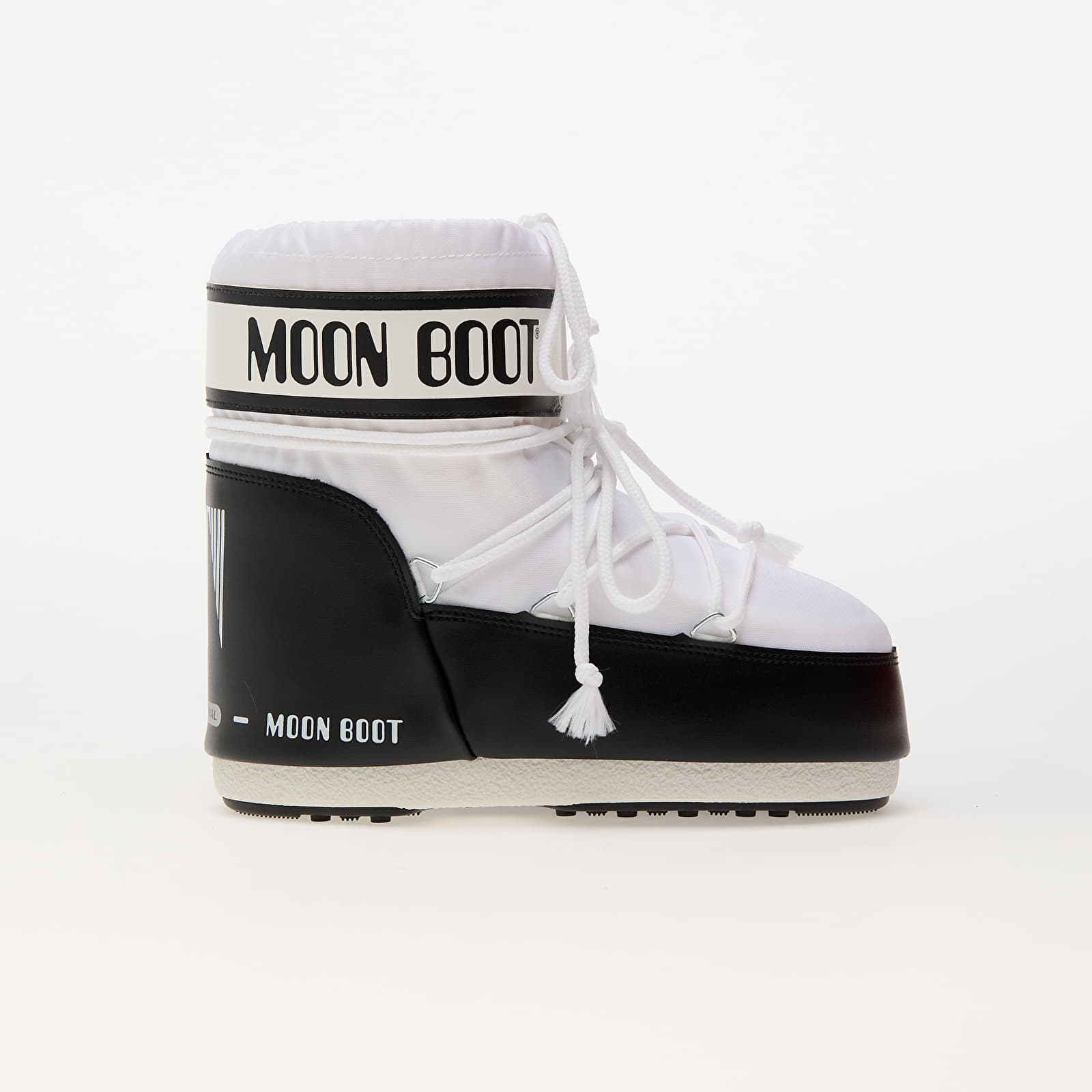 Męskie trampki i buty Moon Boot Icon Low Nylon White