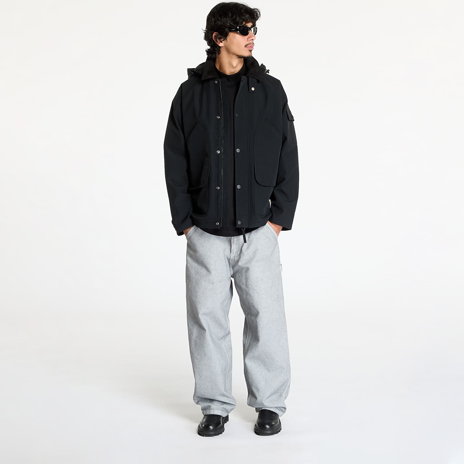 Herrenjacken Carhartt WIP Clarton Jacket UNISEX Black/ Black