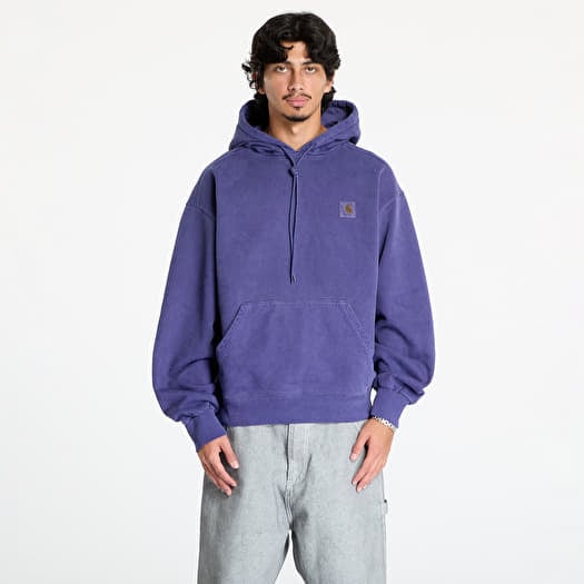 Sweatshirt Carhartt WIP Hooded Vista Sweat UNISEX Aura Garment Dyed