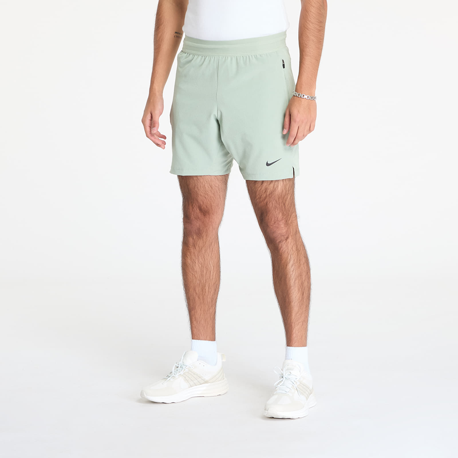 Men's shorts Nike Flex Rep 4.0 Men's Dri-FIT 7" Unlined Fitness Shorts Jade Horizon/ Black/ Black