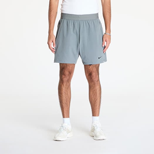 Nike Flex Rep 4.0 Men's Dri-FIT 7" Unlined Fitness Shorts Smoke Grey/ Black/ Black