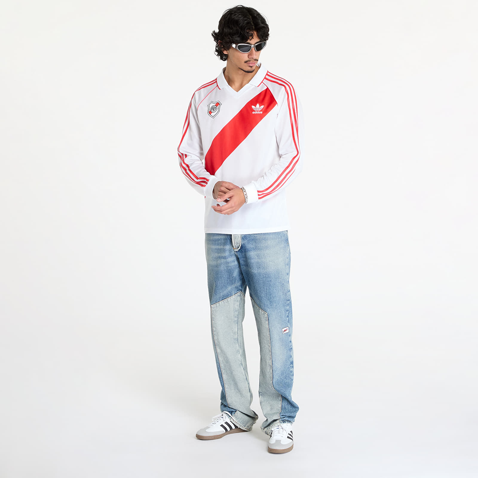 Dresy adidas River Plate 94 Jersey White/ Red