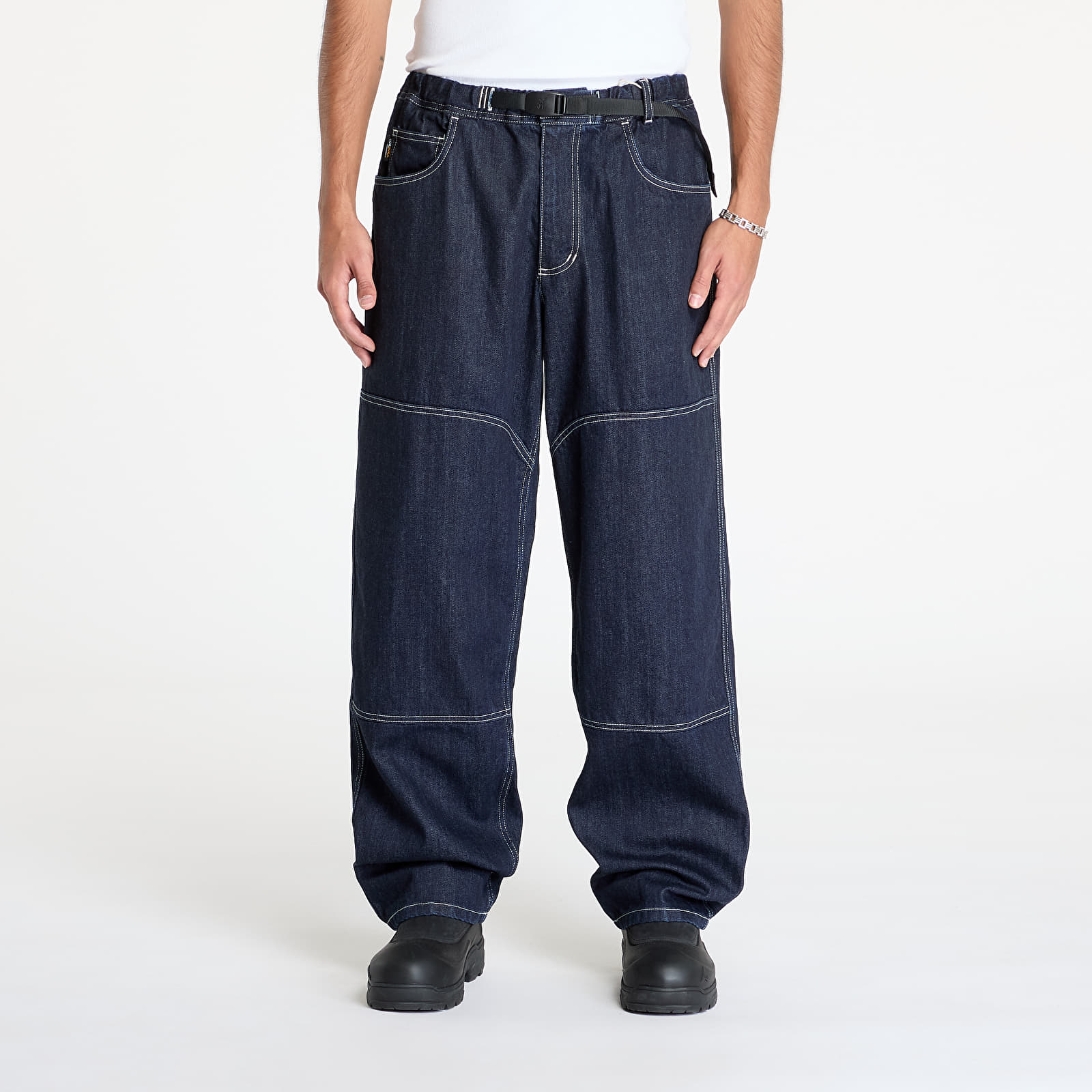 Men's trousers Gramicci Meadows Double Knee Pant Raw Rinse
