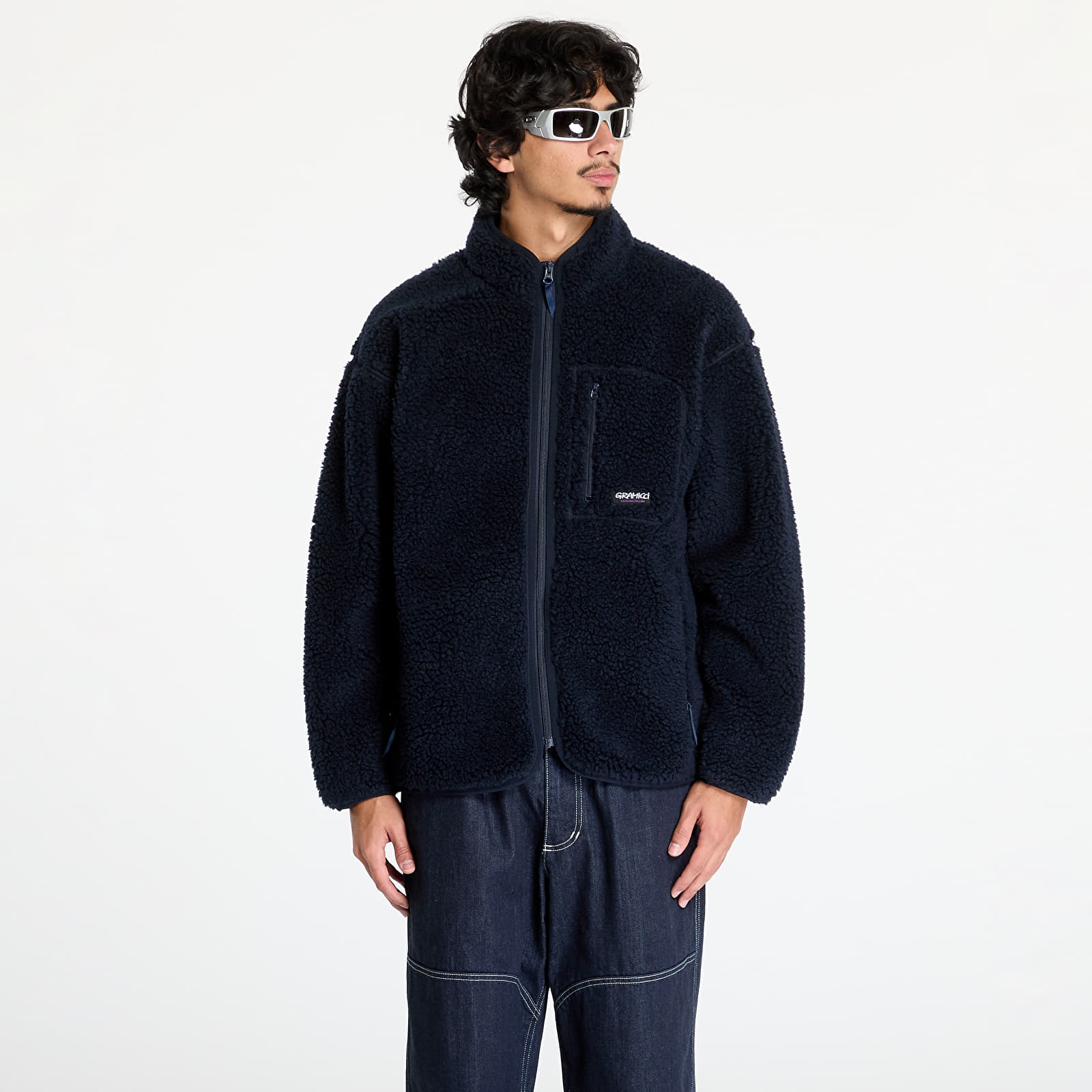 Men's jackets Gramicci Sherpa UNISEX Jacket  Navy