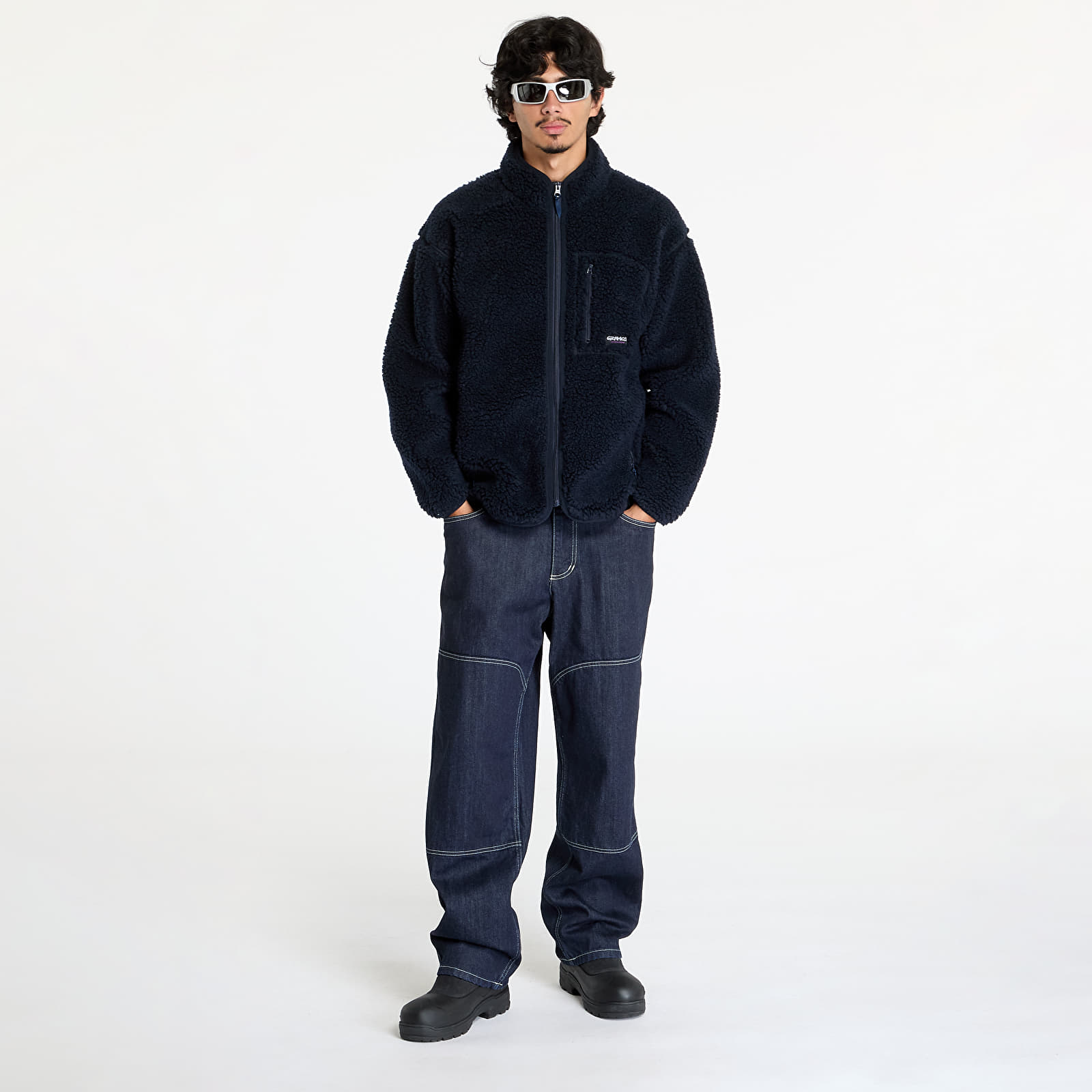 Men's jackets Gramicci Sherpa UNISEX Jacket  Navy