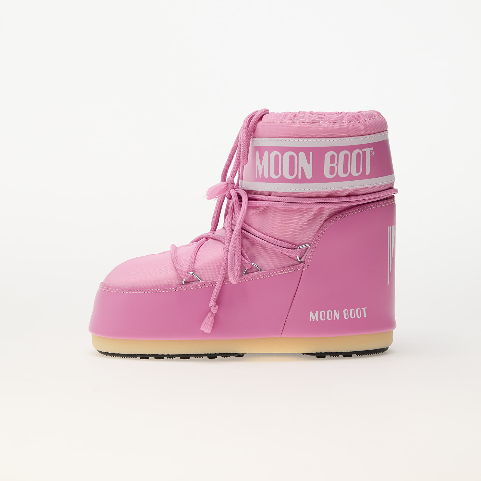 Încălțăminte și sneakerși pentru bărbați Moon Boot Icon Low Nylon Pink