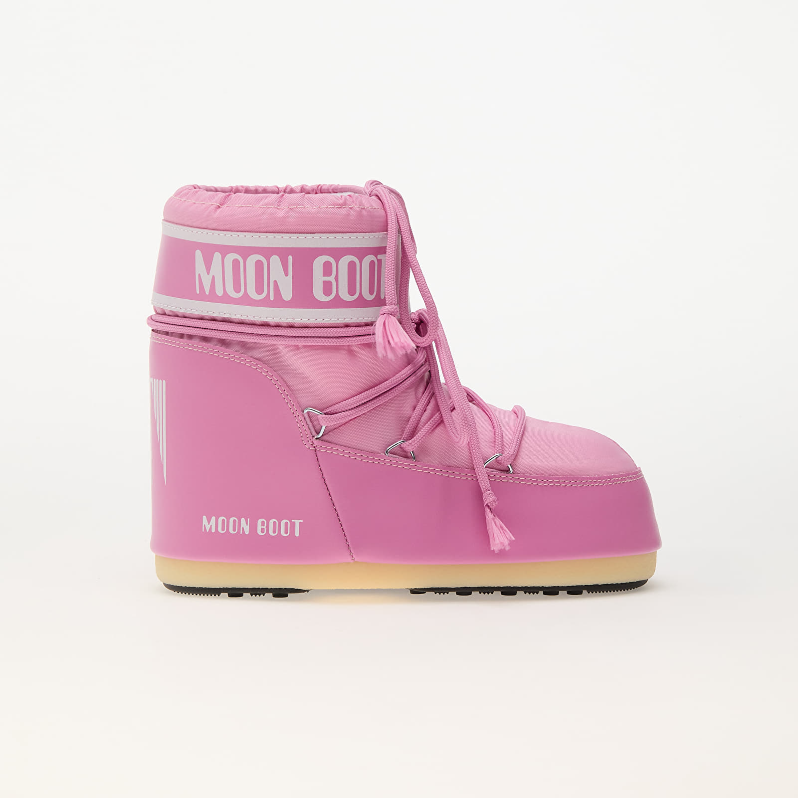 Încălțăminte și sneakerși pentru bărbați Moon Boot Icon Low Nylon Pink