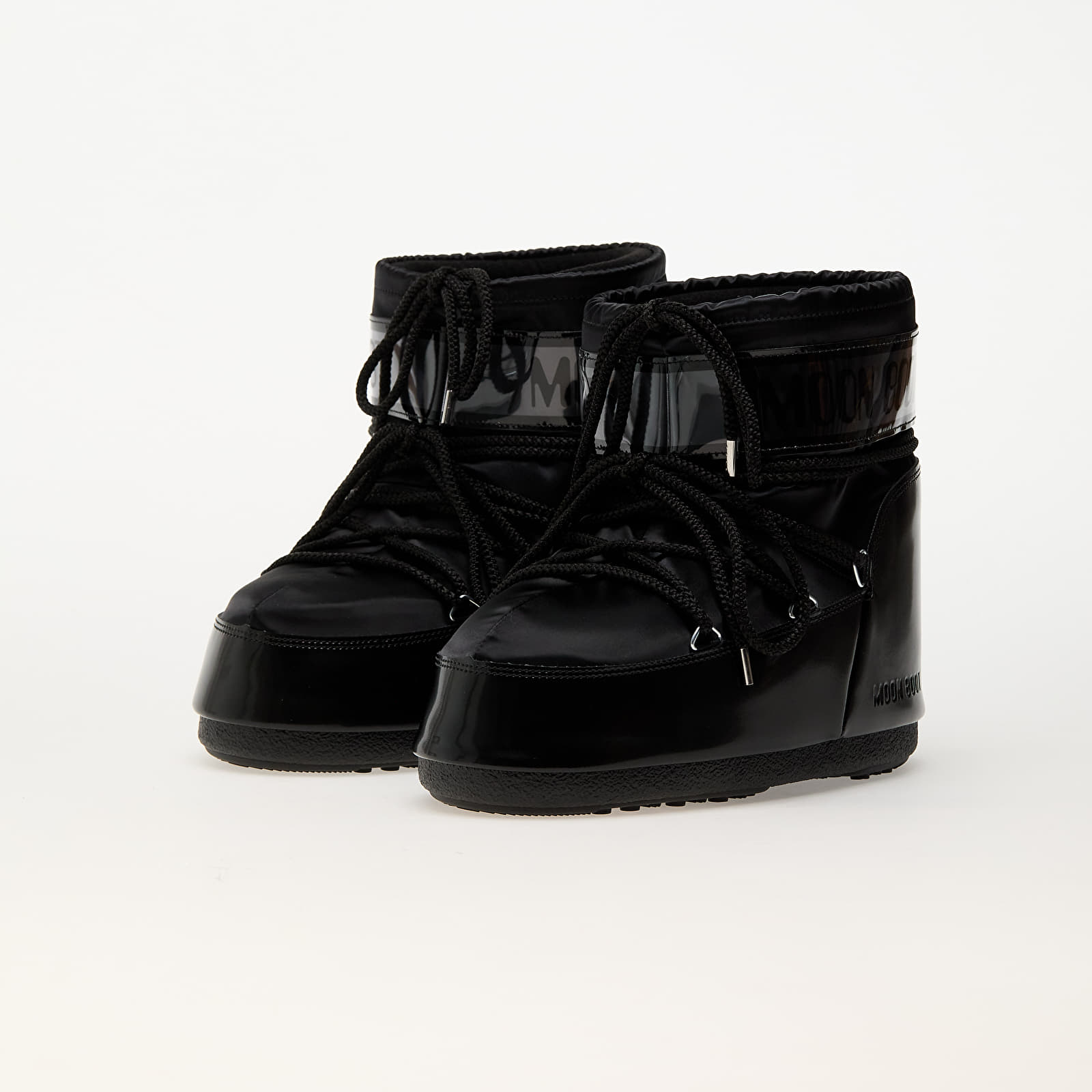 Încălțăminte și sneakerși pentru bărbați Moon Boot Icon Low Glance Black