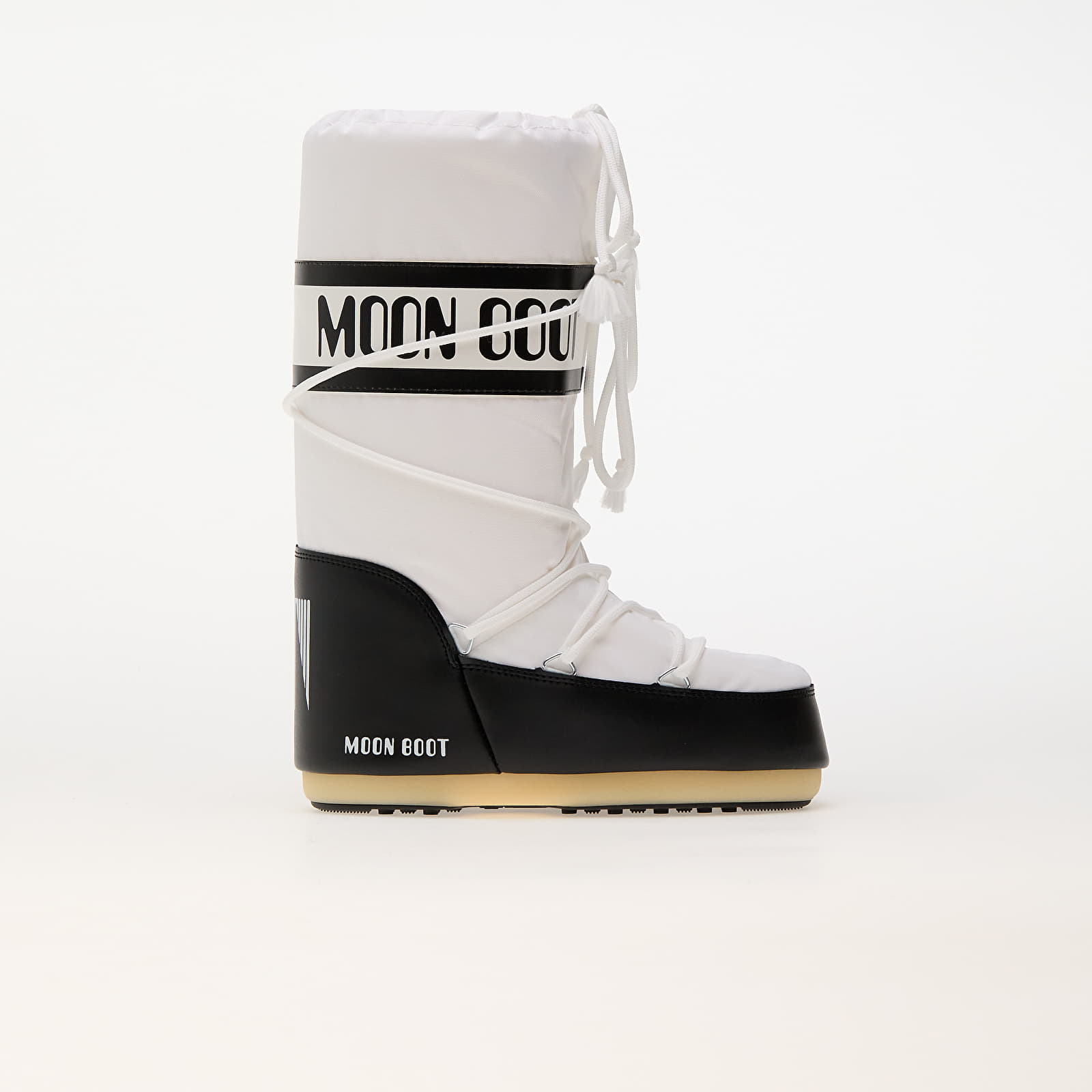 Męskie trampki i buty Moon Boot Icon Nylon Black/White