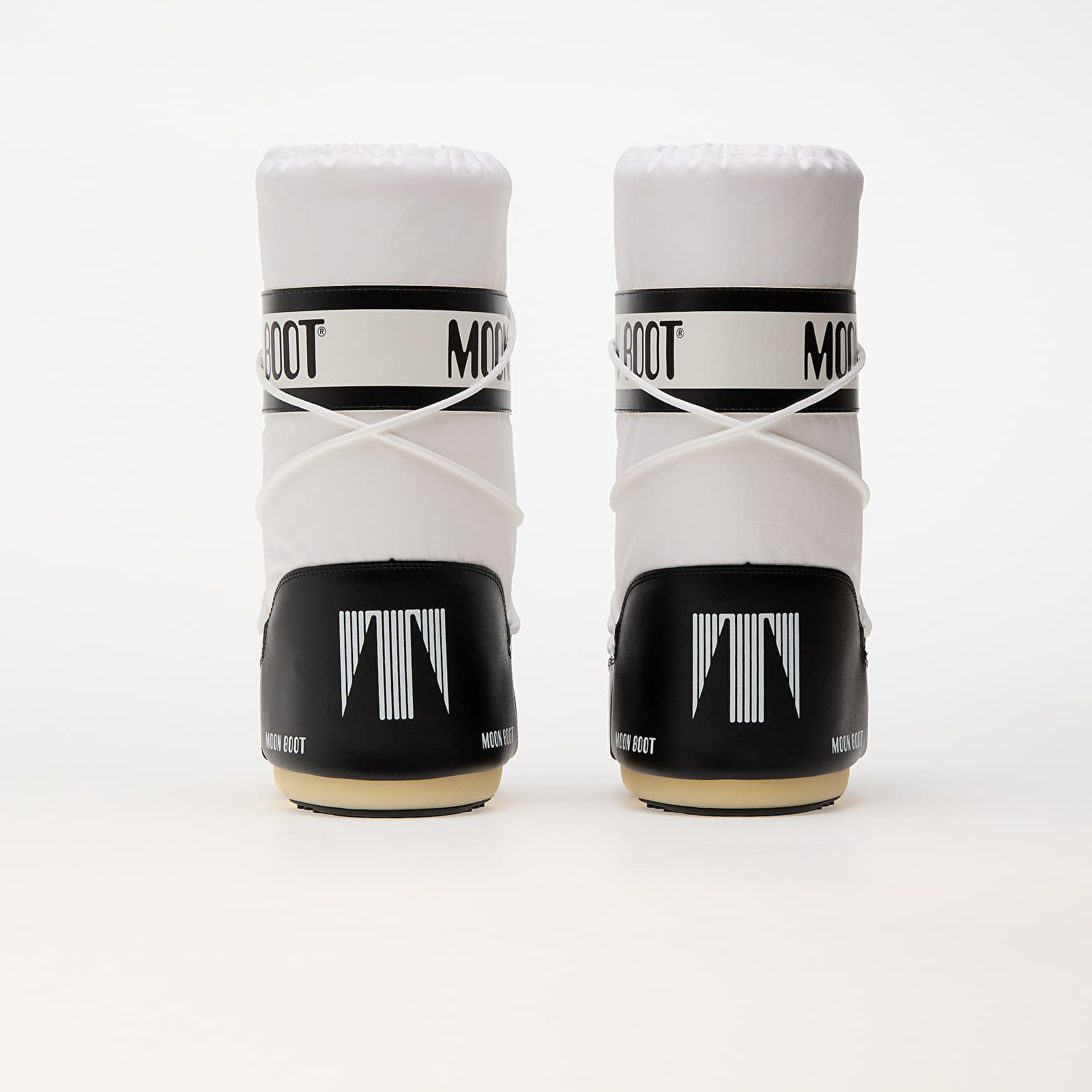 Męskie trampki i buty Moon Boot Icon Nylon Black/White