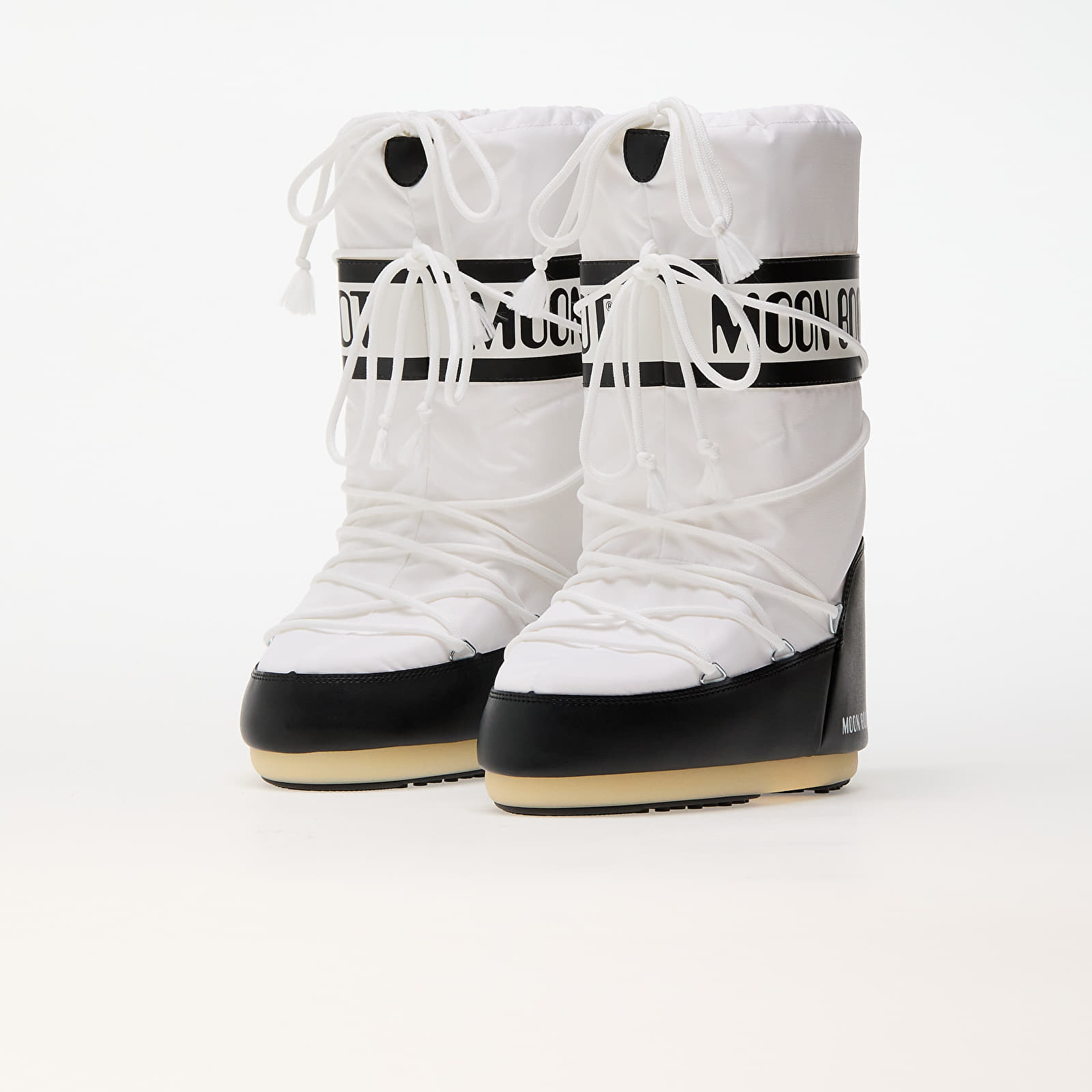 Męskie trampki i buty Moon Boot Icon Nylon Black/White