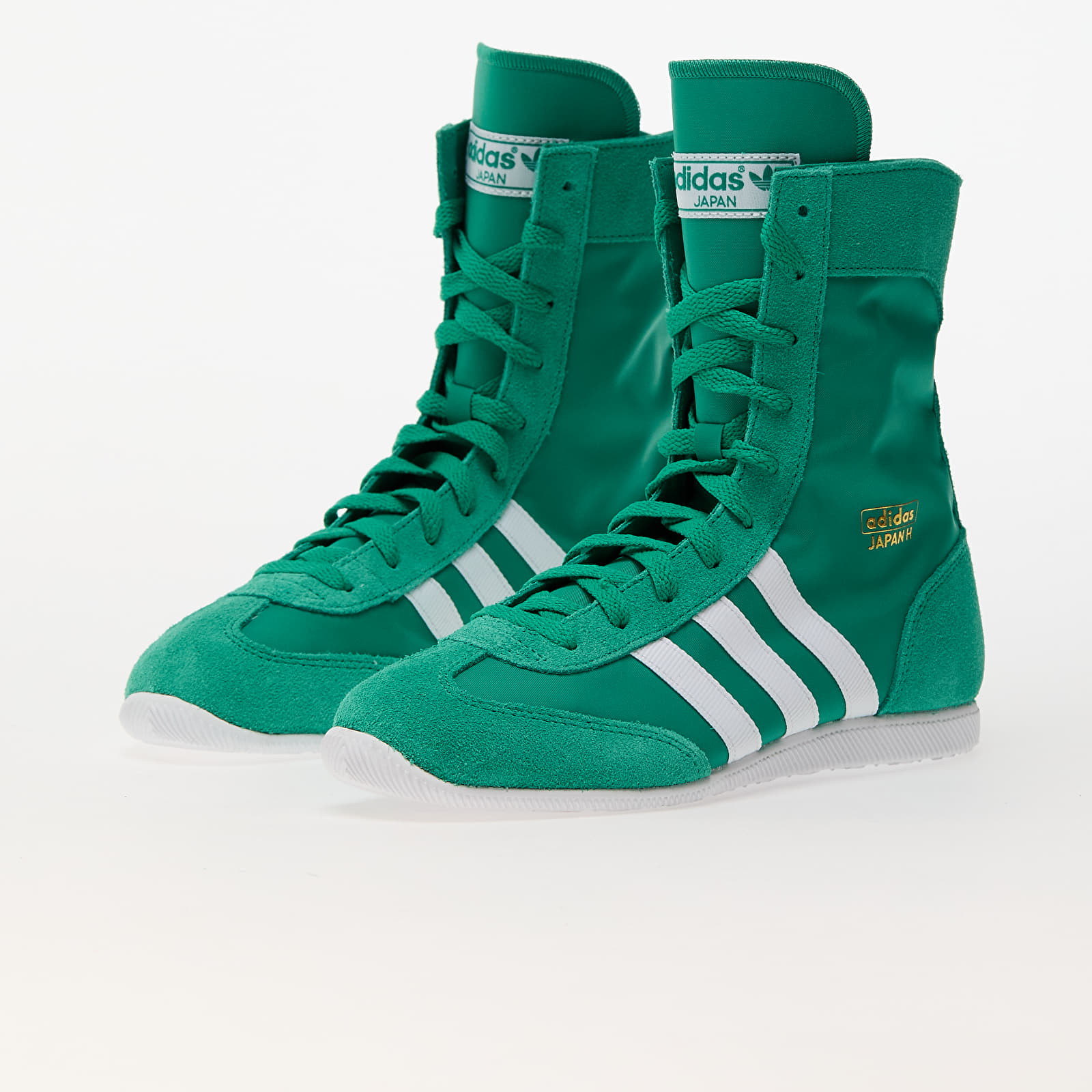 Women's sneakers and shoes adidas Japan H W Court Green/ Ftw White/ Gold Metallic