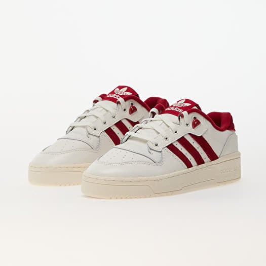 adidas Rivalry Low Core White/ Team Victory Red/ Off White | Queens adidas Rivalry Low Core White/ Team Victory Red/ Off White | Queens