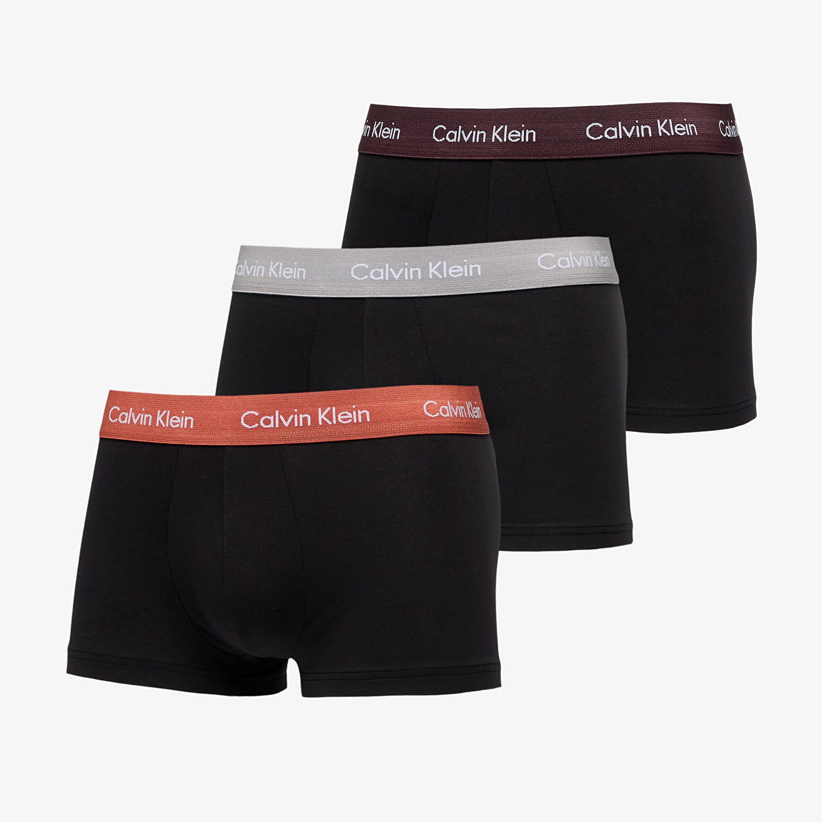 Bokserice Calvin Klein Low Rise Trunk 3-Pack Black