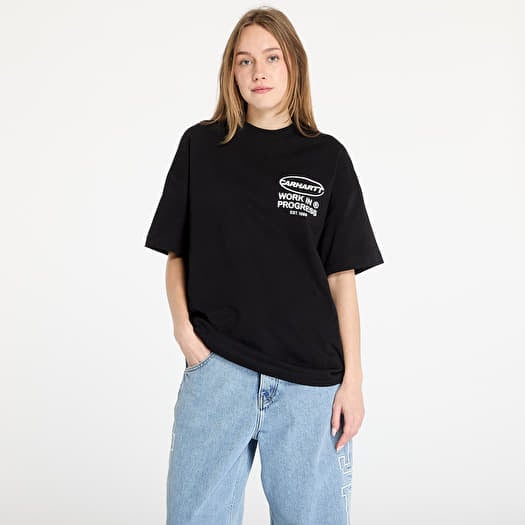 Tricou Carhartt WIP Body Of Work Short Sleeve T-Shirt UNISEX Black/ White