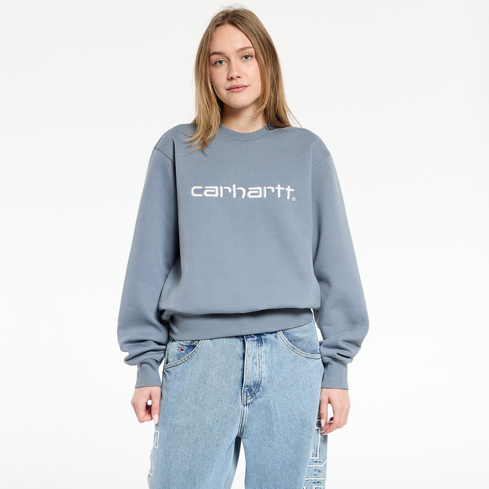 Bluzy męskie Carhartt WIP Carhartt Sweatshirt UNISEX Dove Grey/ Wax