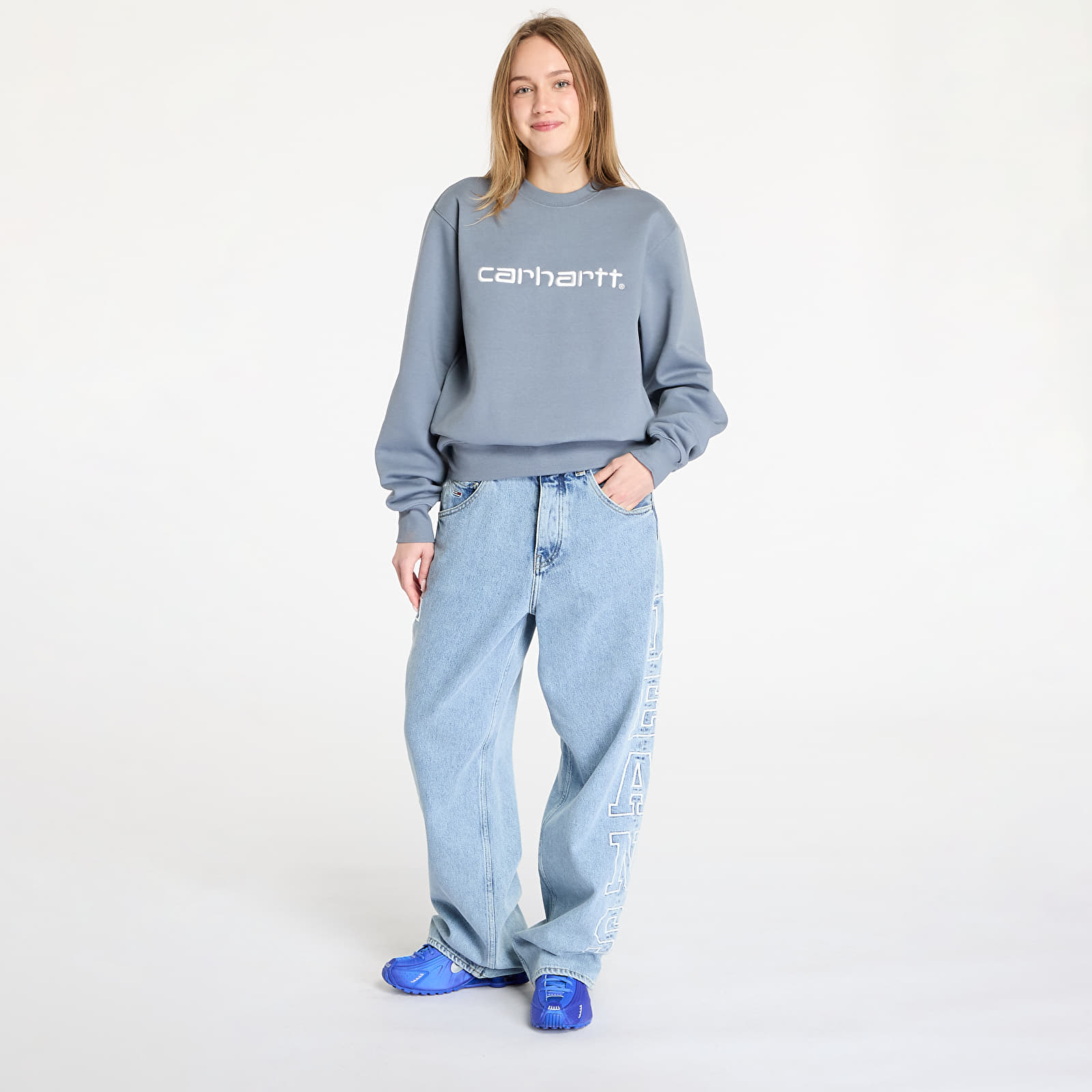 Bluzy męskie Carhartt WIP Carhartt Sweatshirt UNISEX Dove Grey/ Wax