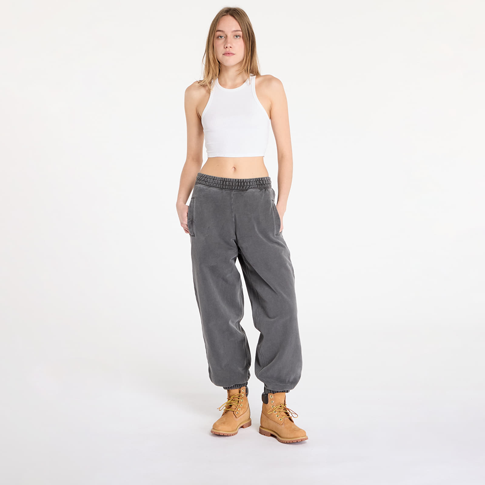 Sweatpants Carhartt WIP Vista Grand Sweat Pant UNISEX Graphite Garment Dyed