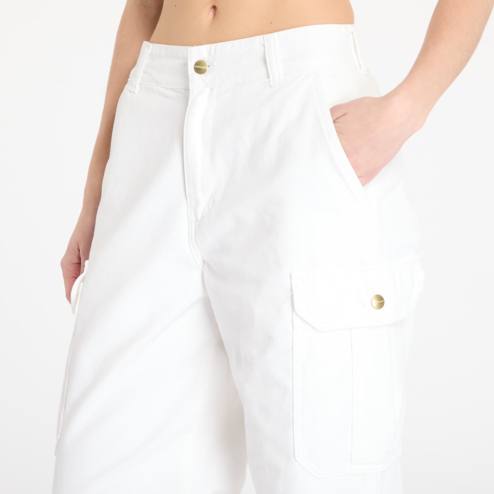 Férfi nadrágok Carhartt WIP Stanton Cargo Pant UNISEX Wax Stone Washed