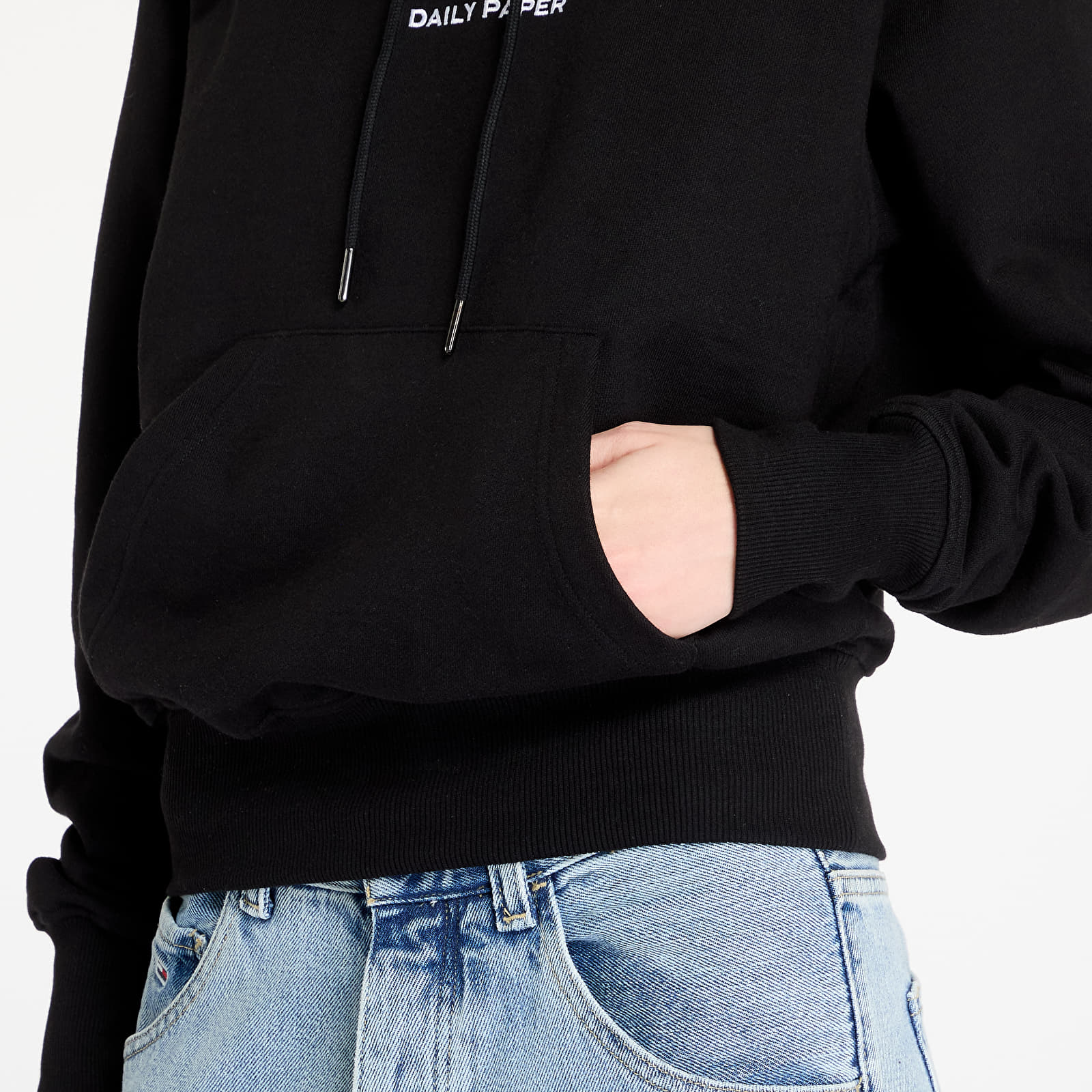 Ženske majice Daily Paper Evvie Type Hoodie Black