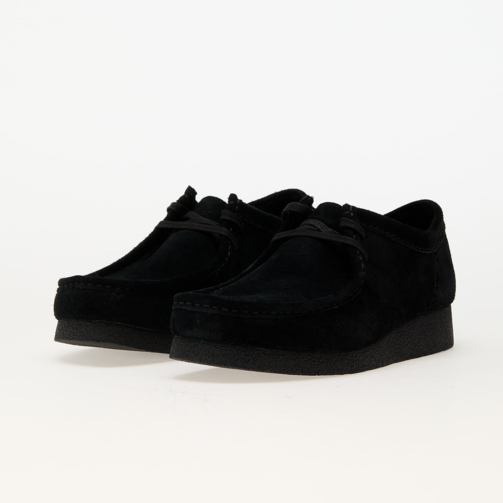 Chaussures Clarks Originals WallabeeEVO Black Sde