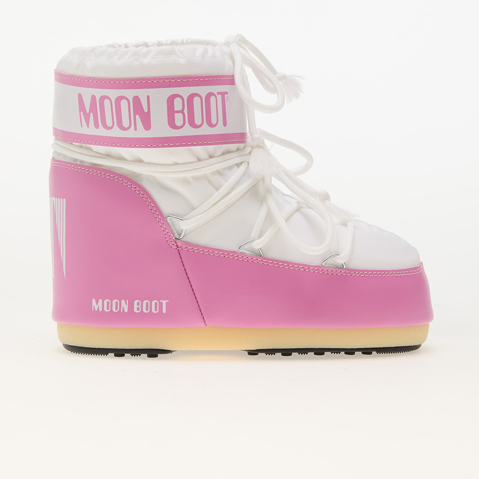 Buty damskie Moon Boot Icon Low Nylon Pink/White