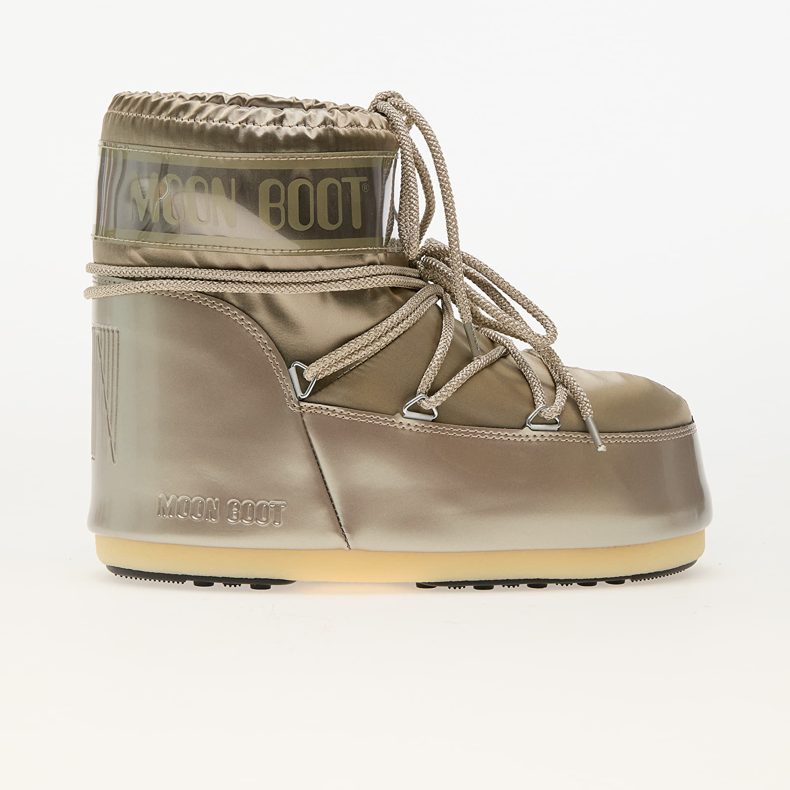 Obuwie Moon Boot Icon Low Glance Platinum