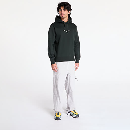 Fred perry embroidered hooded sweatshirt discount