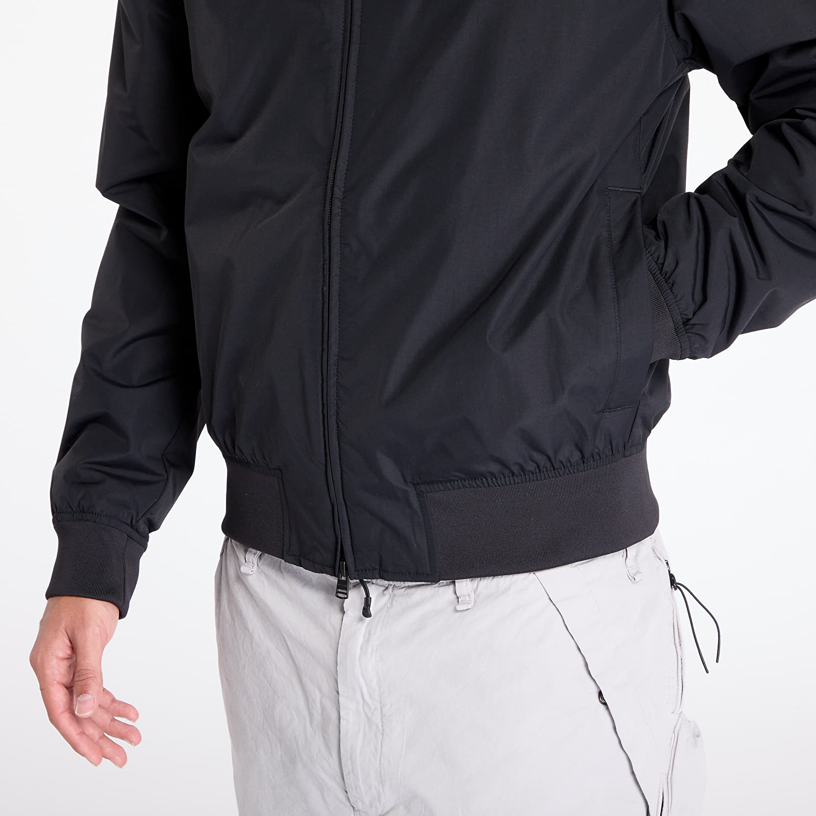 Men's jackets FRED PERRY The Hooded Brentham Jacket Black