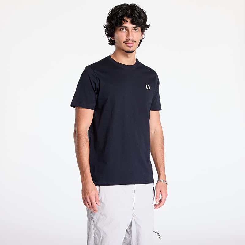 Marškinėliai FRED PERRY Crew Neck tee navy