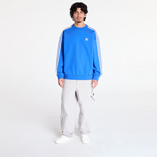Men s sweatshirts adidas Adicolor Oversized Crew Sweatshirt Blue Queens