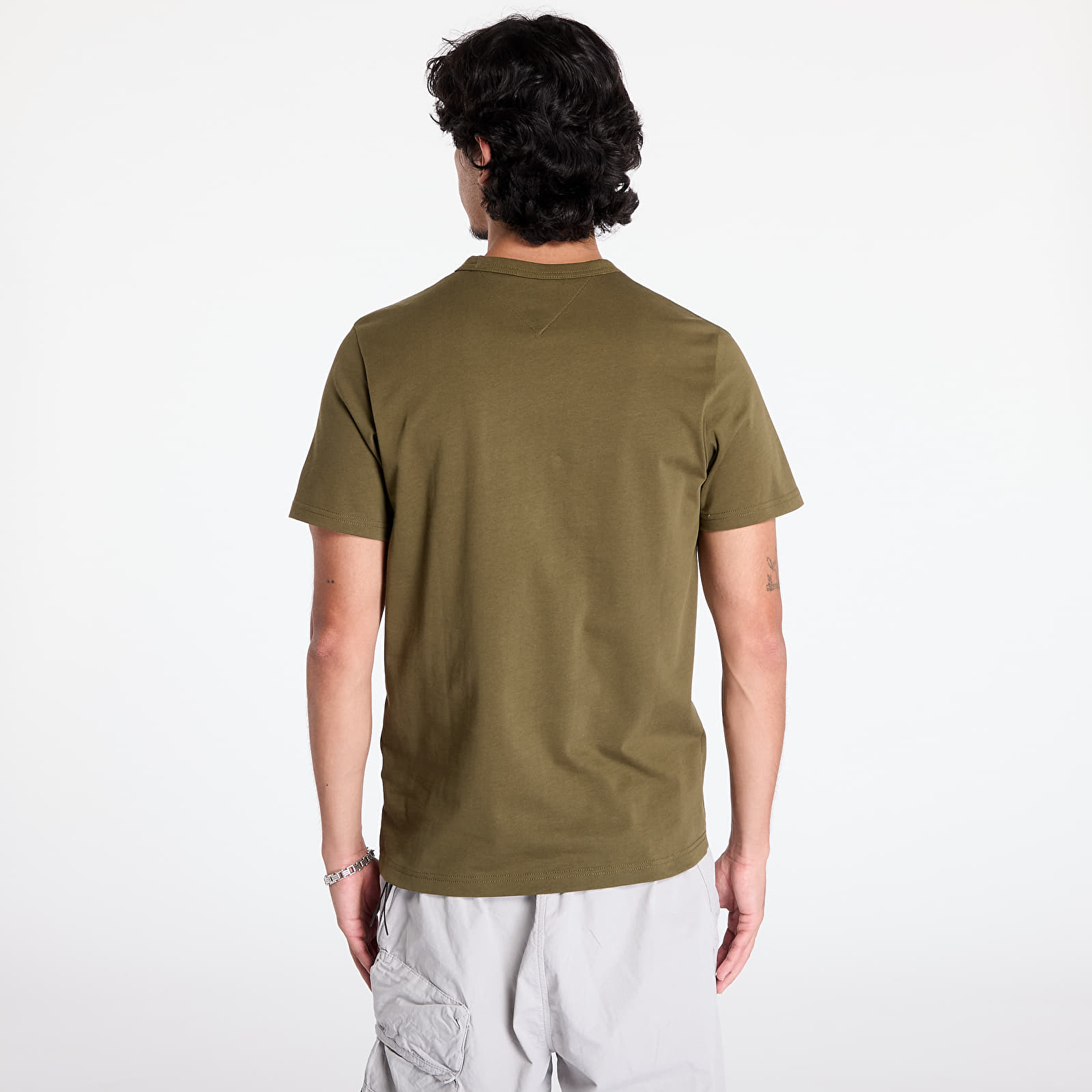 T-shirts Tommy Jeans Tjm Reg Linear Block Green