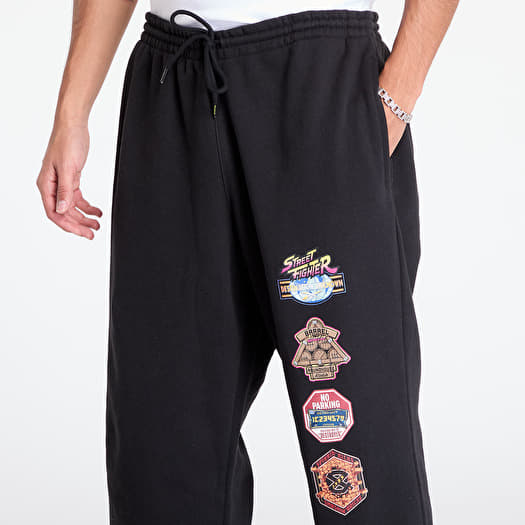 Black reebok sweatpants clearance