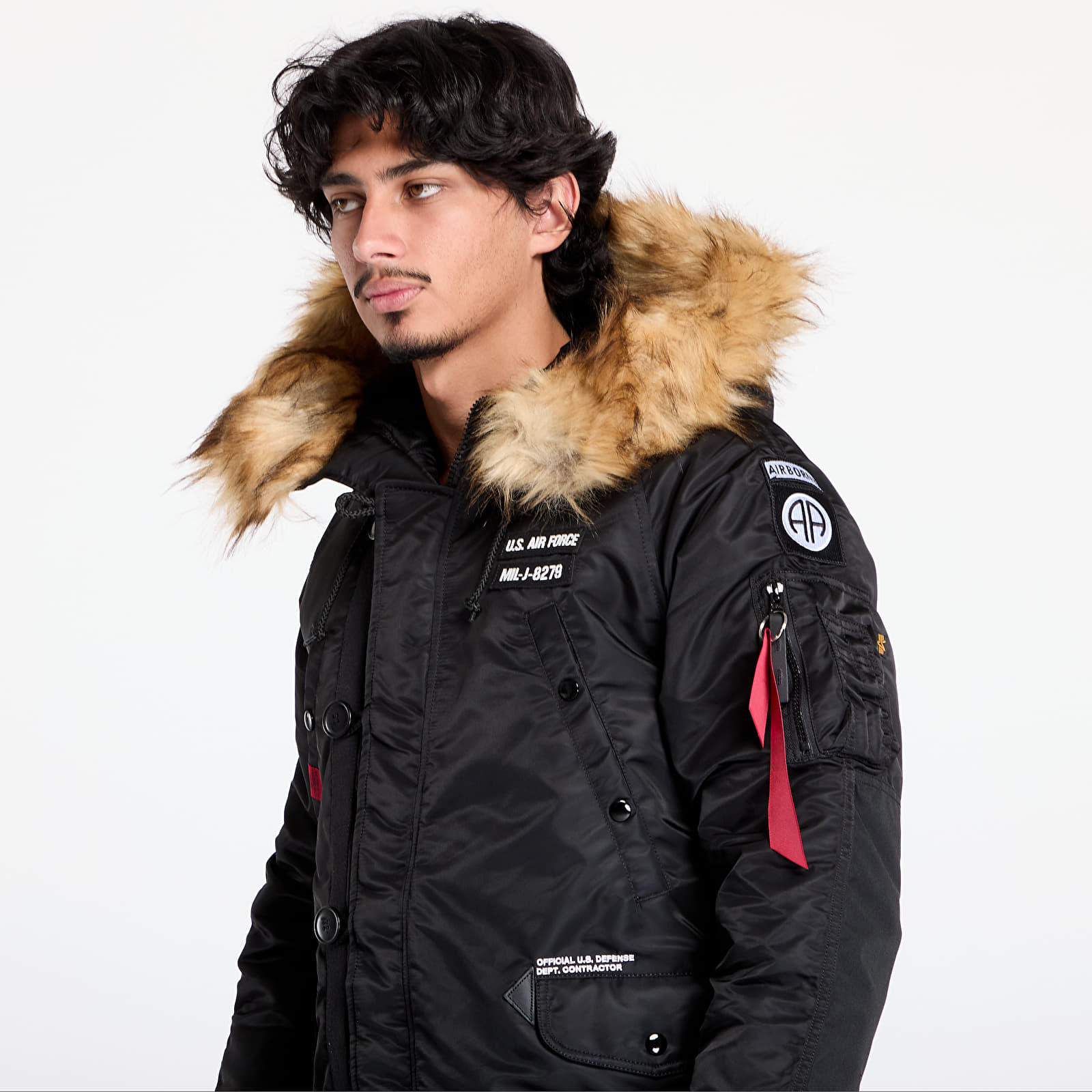 Herenjassen Alpha Industries N-3B Airborne Black