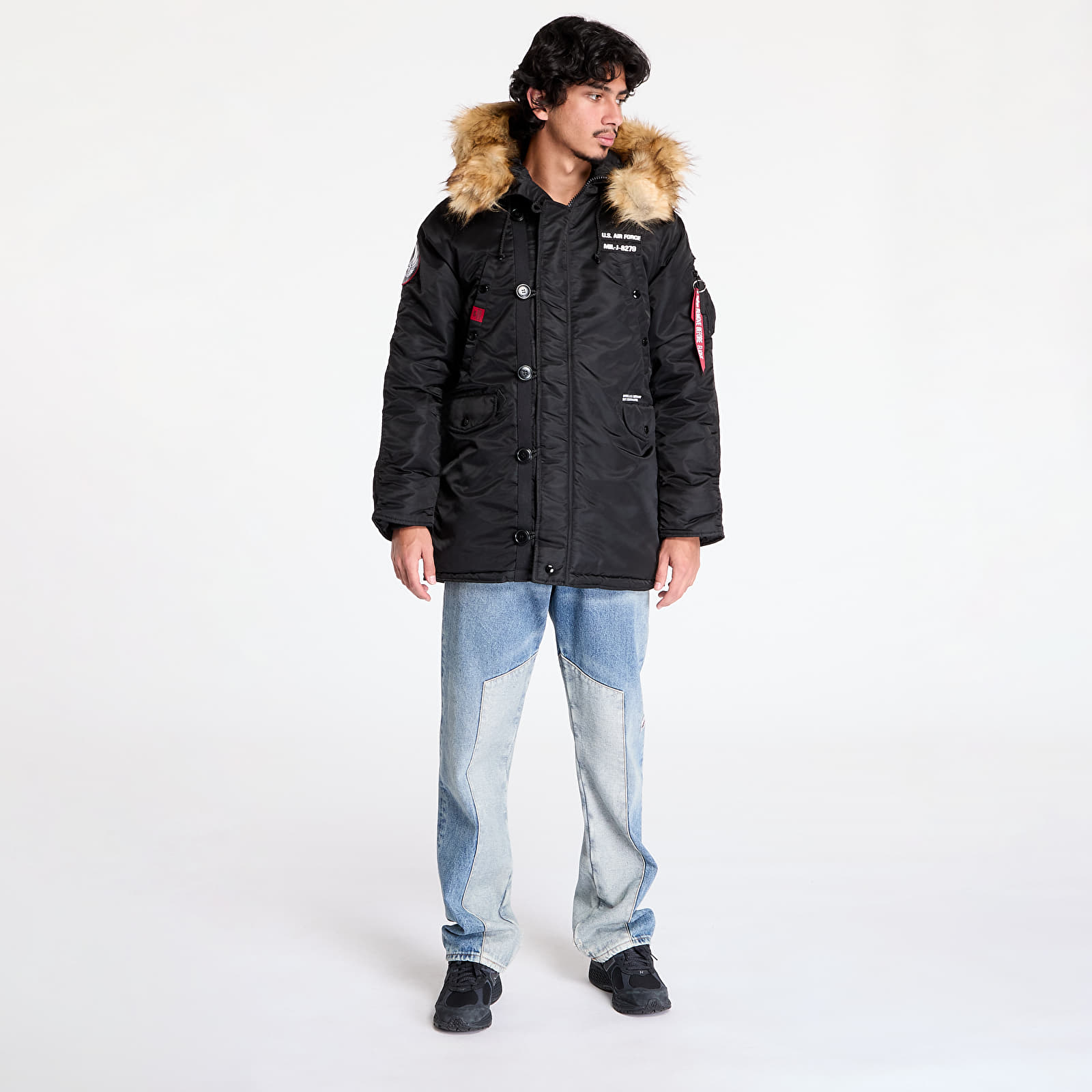 Men's jackets Alpha Industries N-3B Airborne Black