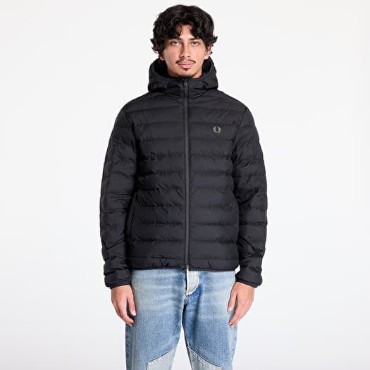 Kurtka FRED PERRY Hooded Insulated Jacket Black